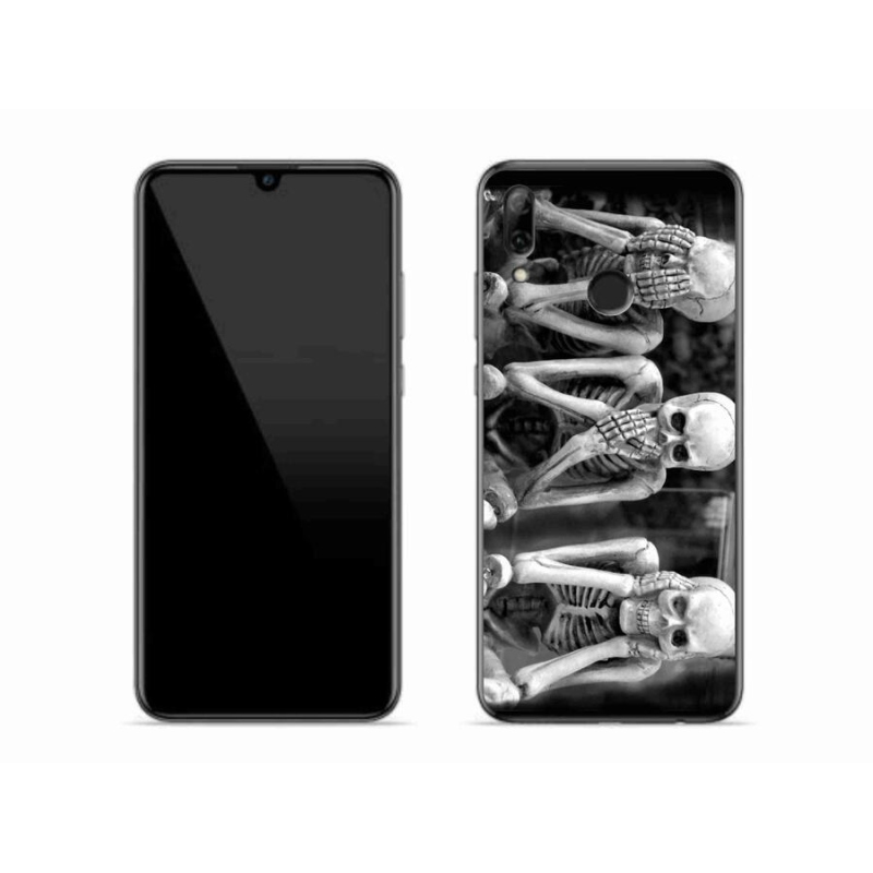 Gelový kryt mmCase na mobil Huawei P Smart (2019) - kostlivci