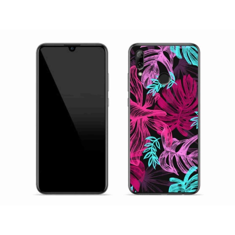 Gelový kryt mmCase na mobil Huawei P Smart (2019) - květiny 1