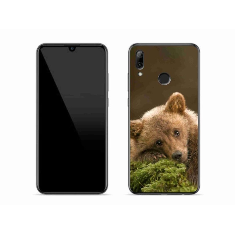Gelový kryt mmCase na mobil Huawei P Smart (2019) - medvěd