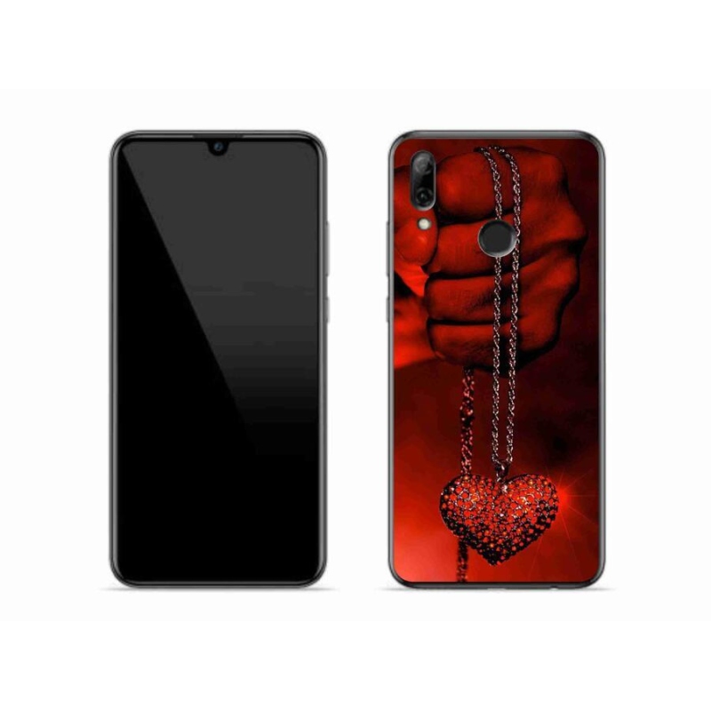 Gelový kryt mmCase na mobil Huawei P Smart (2019) - náhrdelník