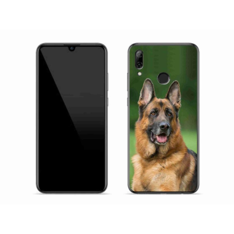 Gelový kryt mmCase na mobil Huawei P Smart (2019) - německý ovčák
