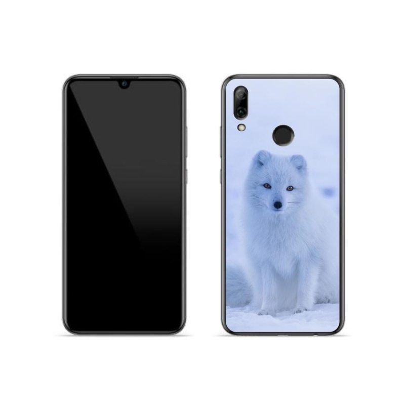 Gelový kryt mmCase na mobil Huawei P Smart (2019) - polární liška