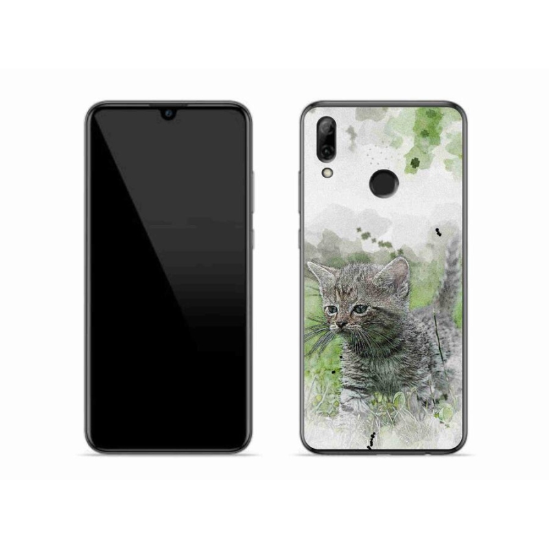 Gelový kryt mmCase na mobil Huawei P Smart (2019) - roztomilé kotě 1