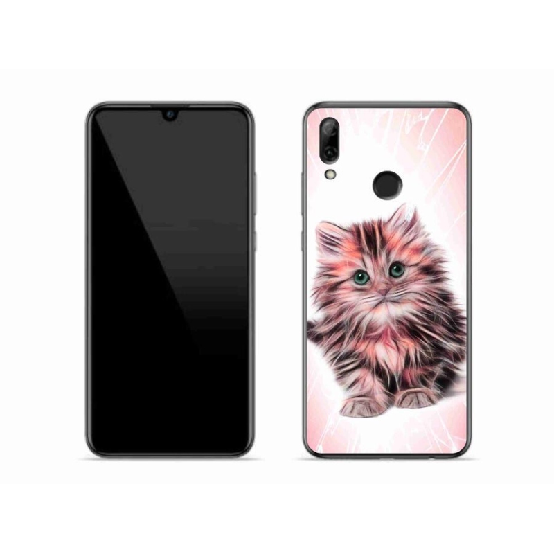 Gelový kryt mmCase na mobil Huawei P Smart (2019) - roztomilé kotě