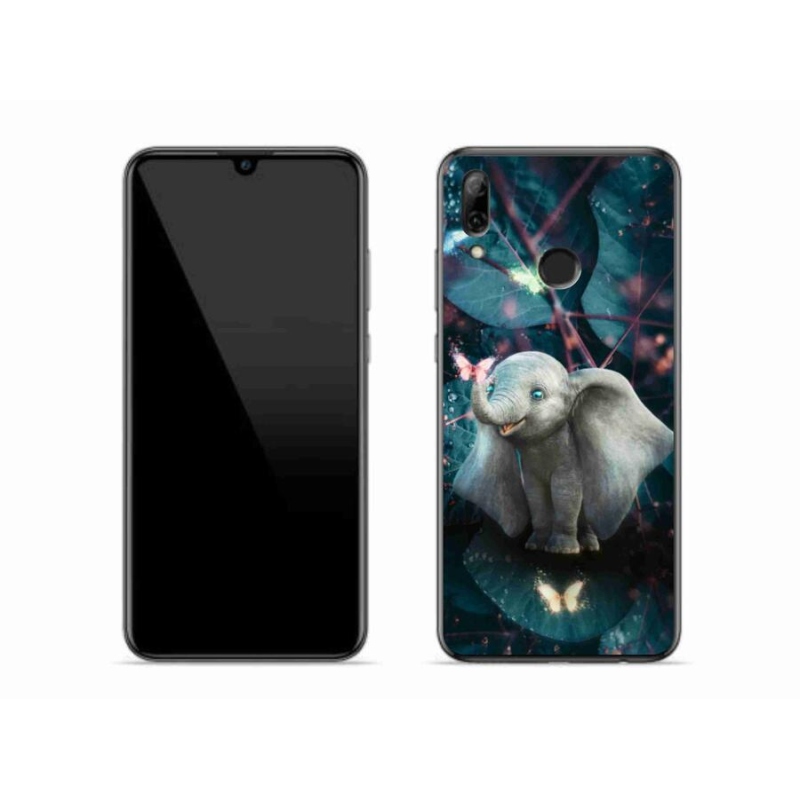 Gelový kryt mmCase na mobil Huawei P Smart (2019) - roztomilý slon