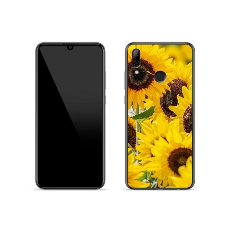 Gelový kryt mmCase na mobil Huawei P Smart (2019) - slunečnice