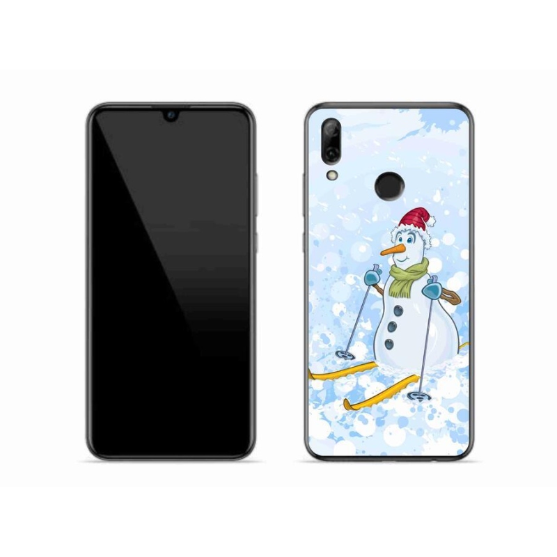 Gelový kryt mmCase na mobil Huawei P Smart (2019) - sněhulák