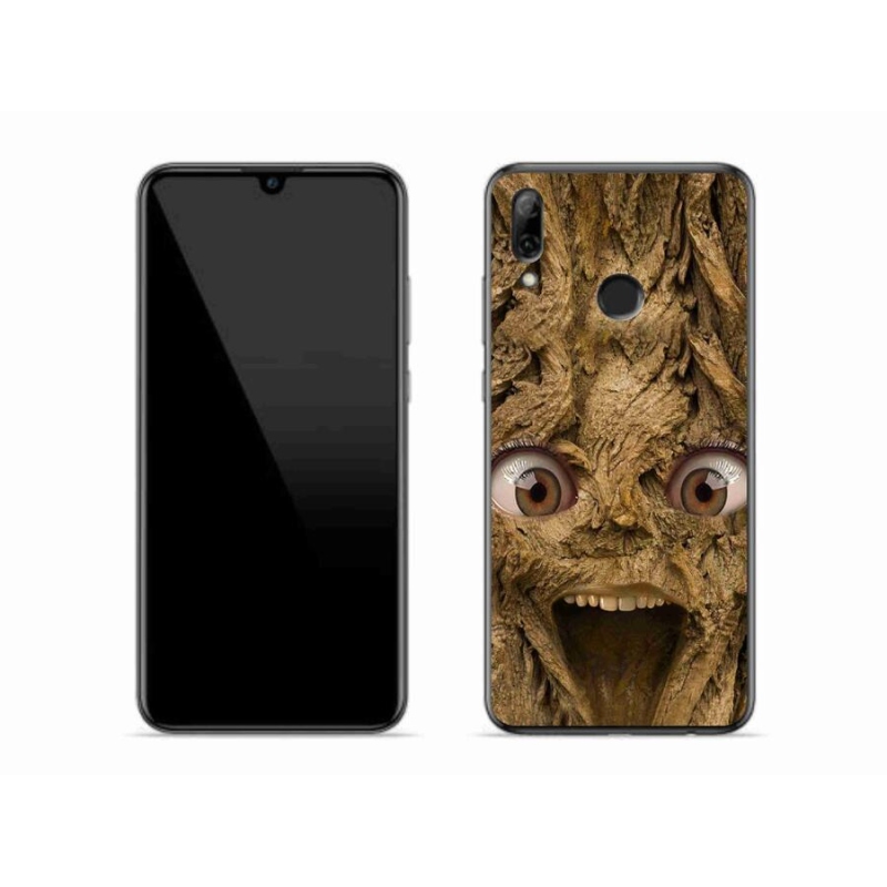 Gelový kryt mmCase na mobil Huawei P Smart (2019) - veselý strom s očima