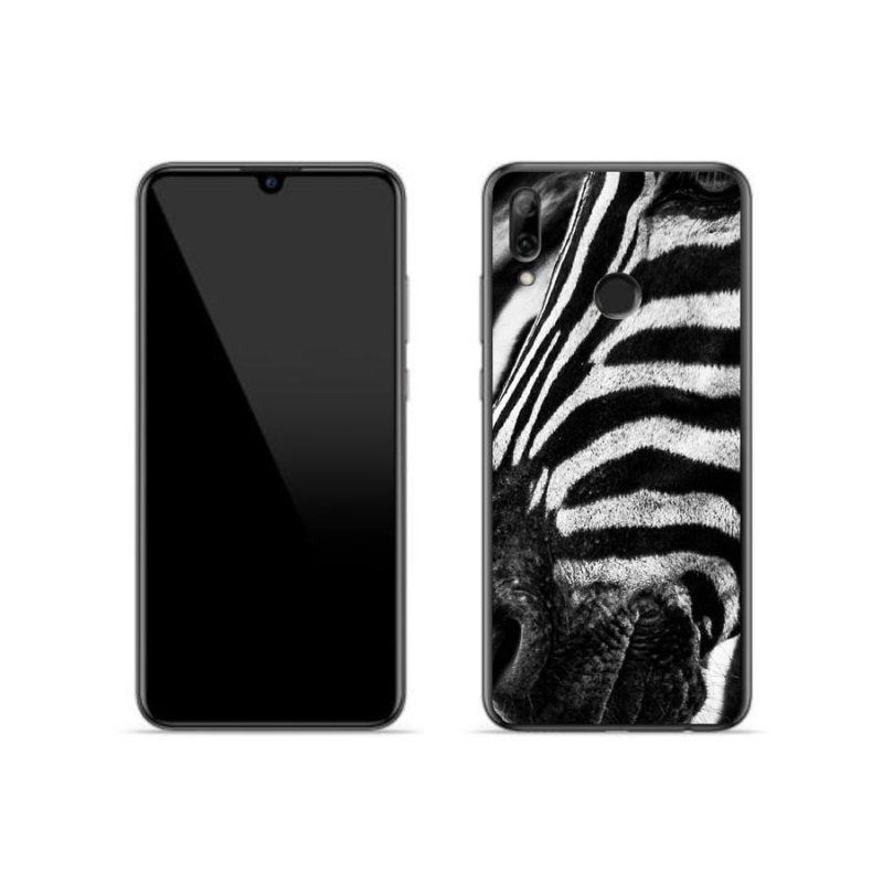 Gelový kryt mmCase na mobil Huawei P Smart (2019) - zebra