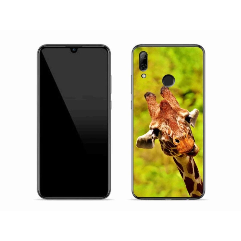Gelový kryt mmCase na mobil Huawei P Smart (2019) - žirafa