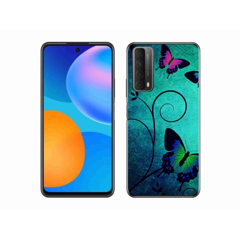Gelový kryt mmCase na mobil Huawei P Smart (2021) - barevní motýli