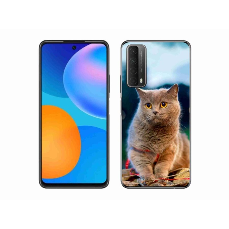 Gelový kryt mmCase na mobil Huawei P Smart (2021) - britská modrá 2