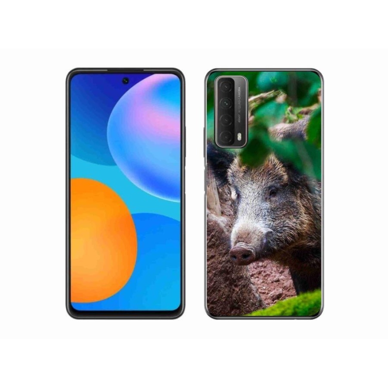 Gelový kryt mmCase na mobil Huawei P Smart (2021) - divoké prase