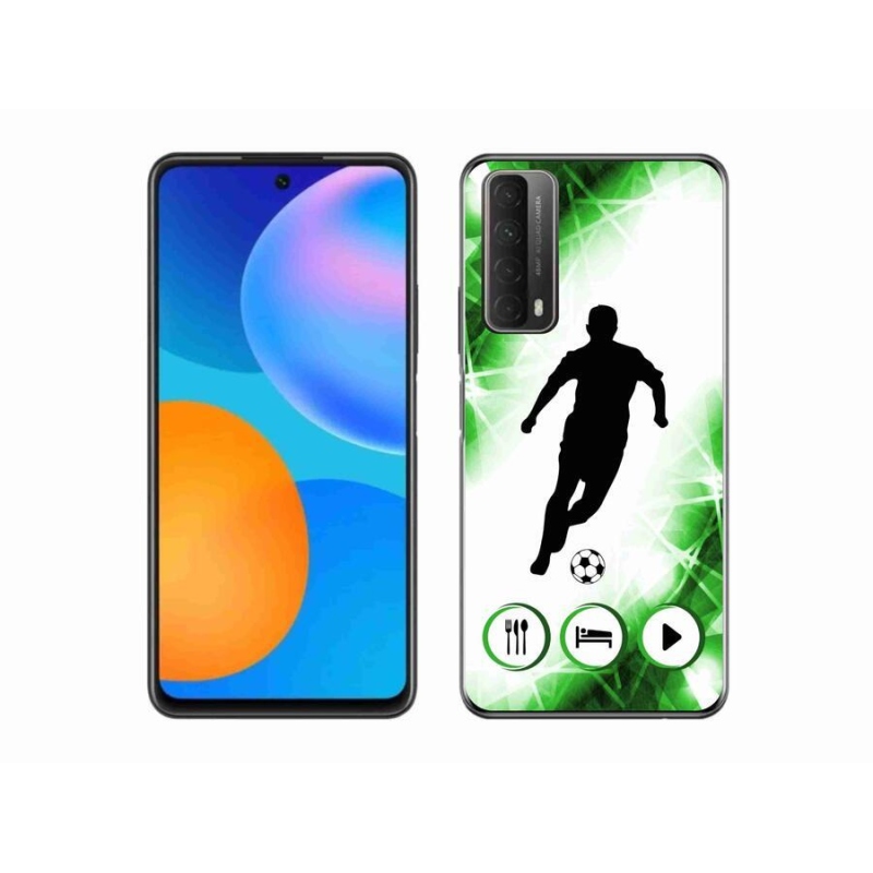 Gelový kryt mmCase na mobil Huawei P Smart (2021) - fotbalista