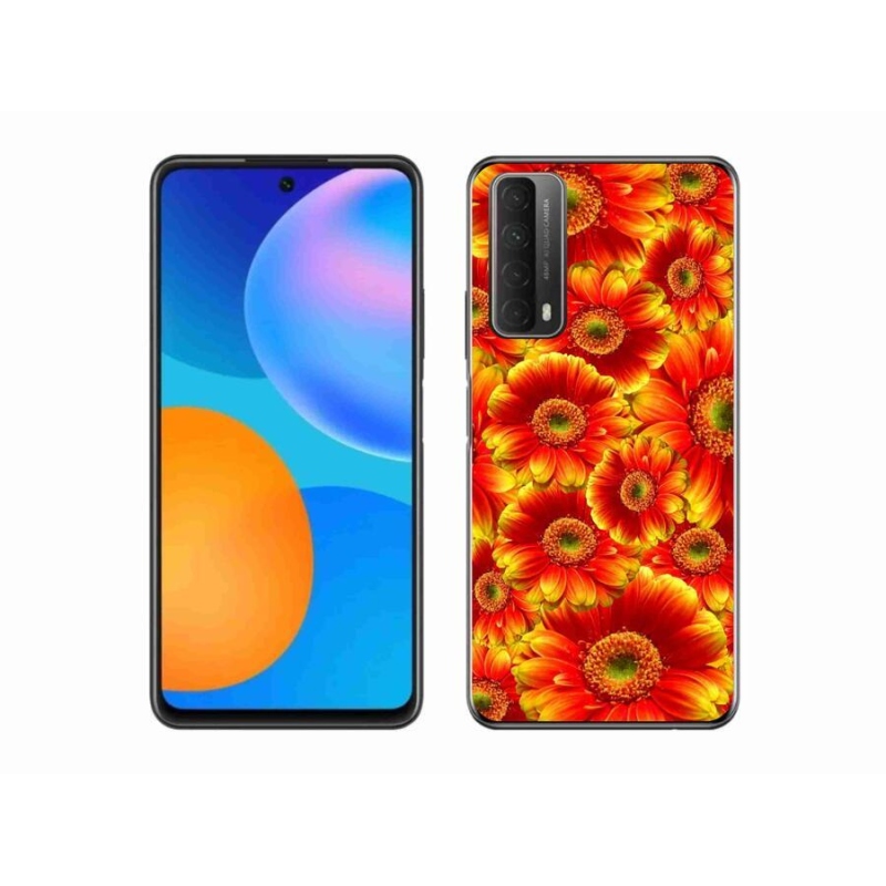 Gelový kryt mmCase na mobil Huawei P Smart (2021) - gerbera 1