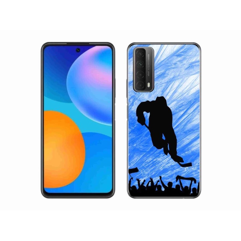 Gelový kryt mmCase na mobil Huawei P Smart (2021) - hokejový hráč