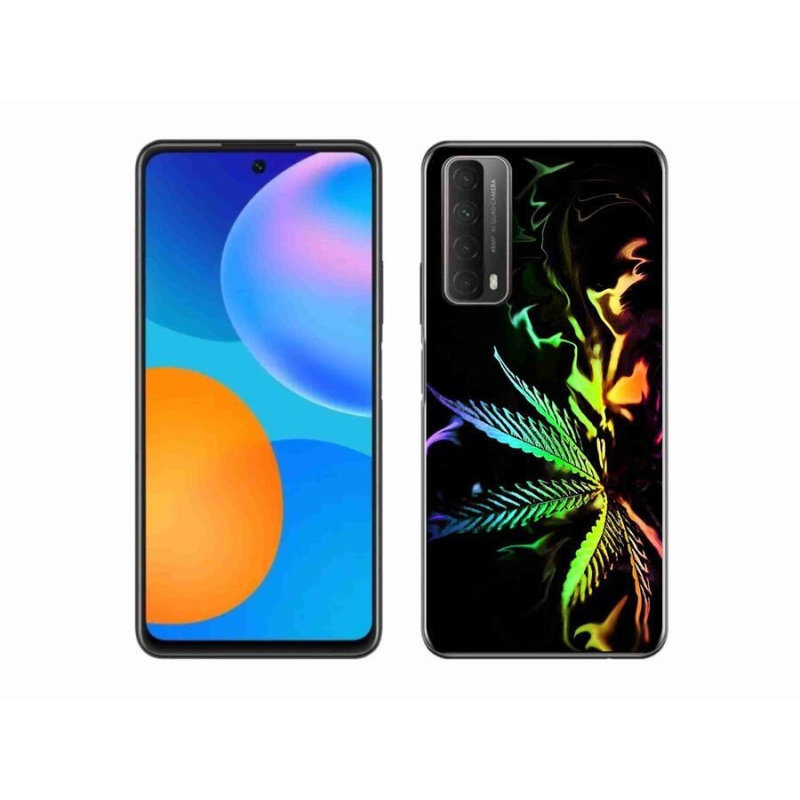Gelový kryt mmCase na mobil Huawei P Smart (2021) - konopí 2