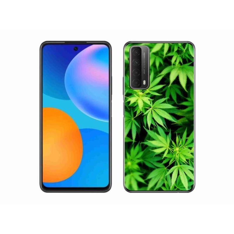 Gelový kryt mmCase na mobil Huawei P Smart (2021) - konopí 3