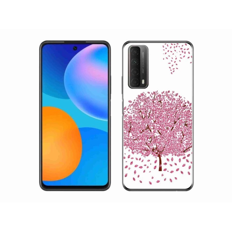 Gelový kryt mmCase na mobil Huawei P Smart (2021) - kreslený strom s listy