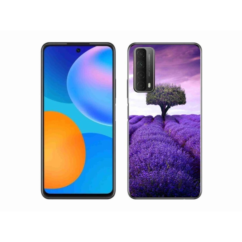 Gelový kryt mmCase na mobil Huawei P Smart (2021) - levandulová louka