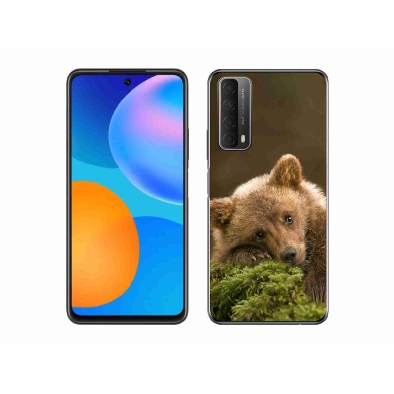 Gelový kryt mmCase na mobil Huawei P Smart (2021) - medvěd