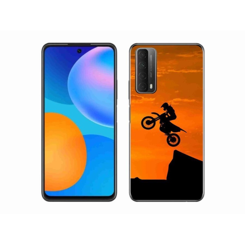 Gelový kryt mmCase na mobil Huawei P Smart (2021) - motocross