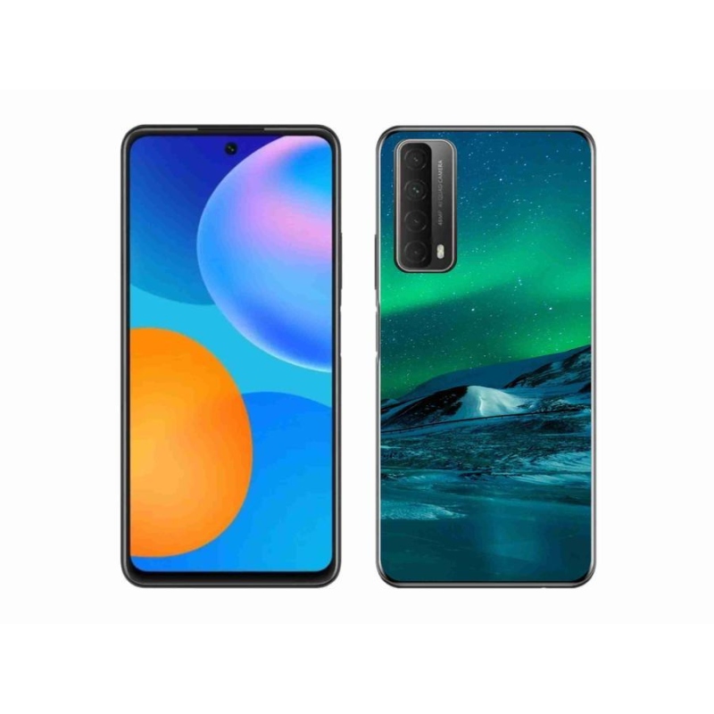 Gelový kryt mmCase na mobil Huawei P Smart (2021) - polární záře