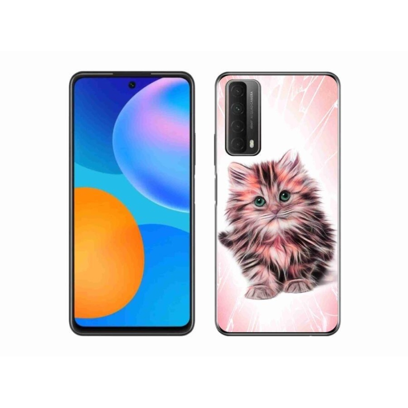 Gelový kryt mmCase na mobil Huawei P Smart (2021) - roztomilé kotě