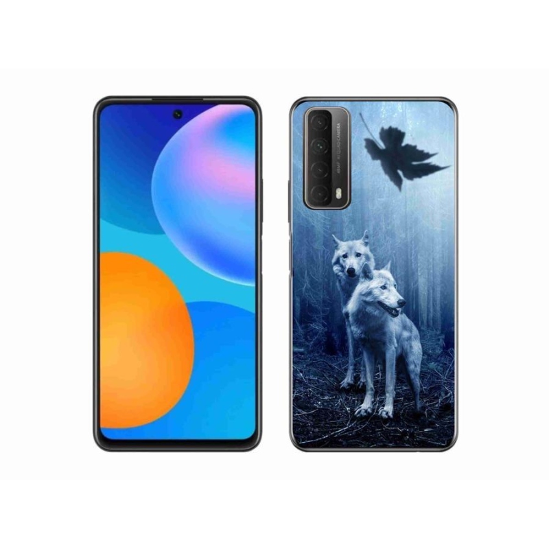Gelový kryt mmCase na mobil Huawei P Smart (2021) - vlci v lese