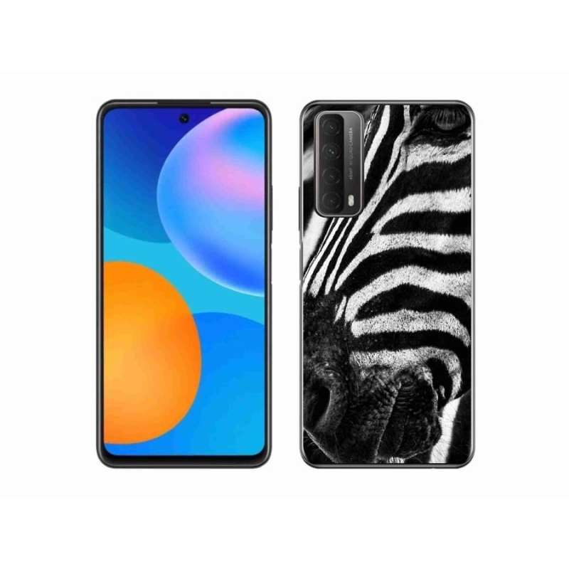 Gelový kryt mmCase na mobil Huawei P Smart (2021) - zebra