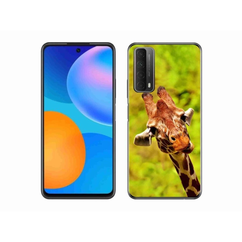 Gelový kryt mmCase na mobil Huawei P Smart (2021) - žirafa