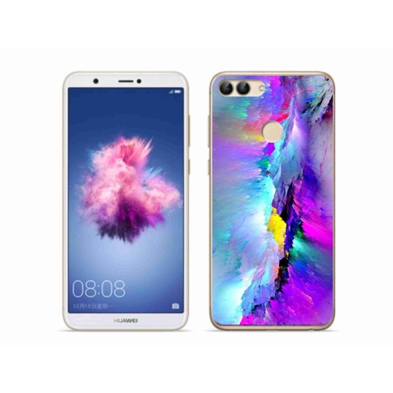 Gelový kryt mmCase na mobil Huawei P Smart - abstrakt