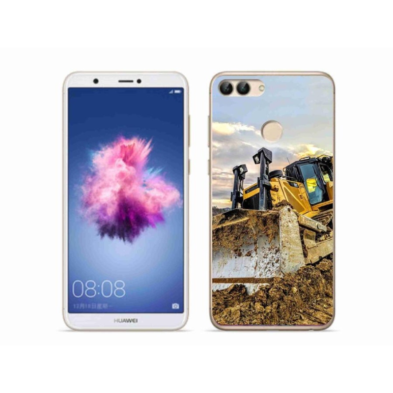 Gelový kryt mmCase na mobil Huawei P Smart - bagr