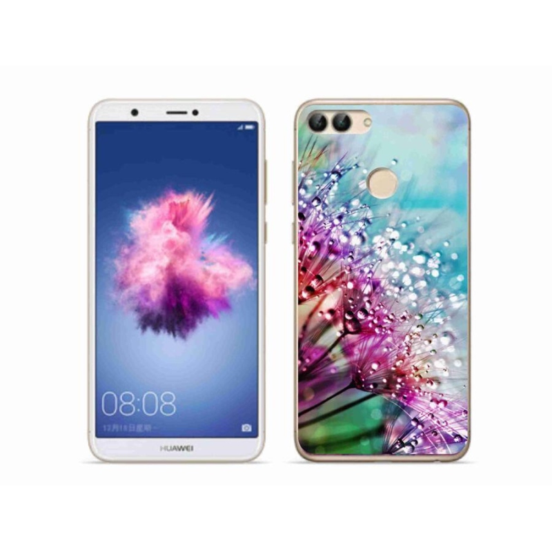 Gelový kryt mmCase na mobil Huawei P Smart - barevné květy