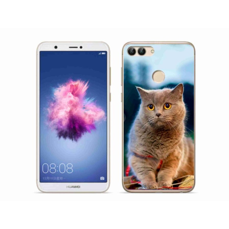 Gelový kryt mmCase na mobil Huawei P Smart - britská modrá 2