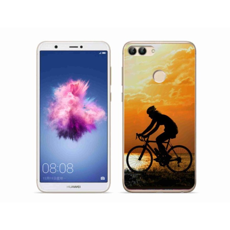 Gelový kryt mmCase na mobil Huawei P Smart - cyklovýlet