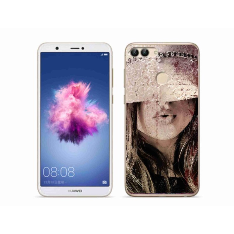 Gelový kryt mmCase na mobil Huawei P Smart - dívka