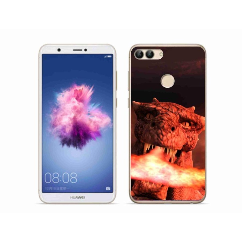 Gelový kryt mmCase na mobil Huawei P Smart - drak