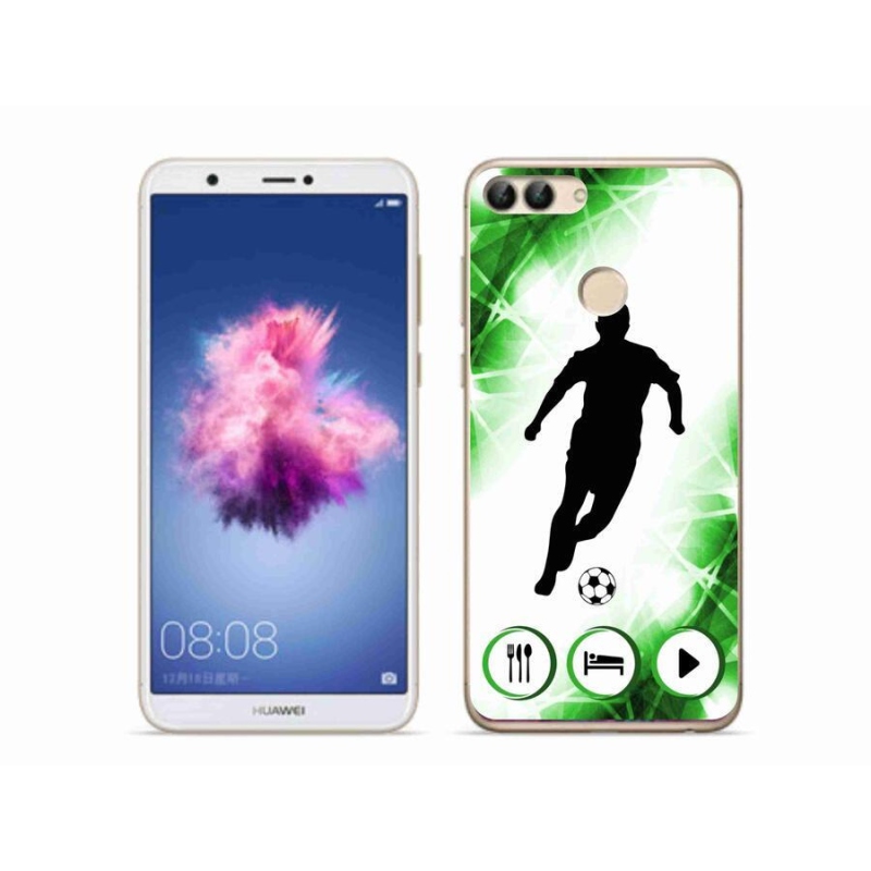 Gelový kryt mmCase na mobil Huawei P Smart - fotbalista