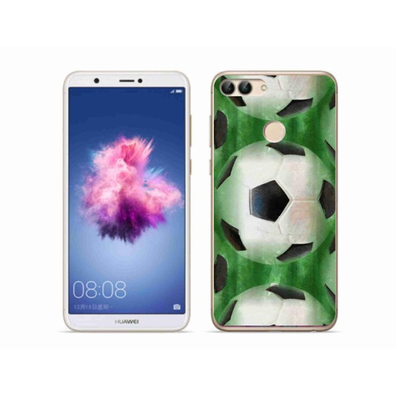 Gelový kryt mmCase na mobil Huawei P Smart - fotbalový míč