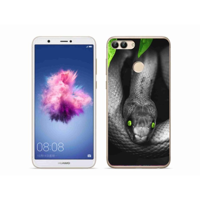 Gelový kryt mmCase na mobil Huawei P Smart - had