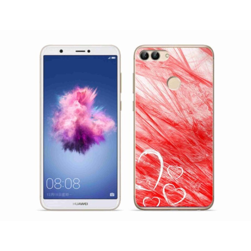 Gelový kryt mmCase na mobil Huawei P Smart - heart
