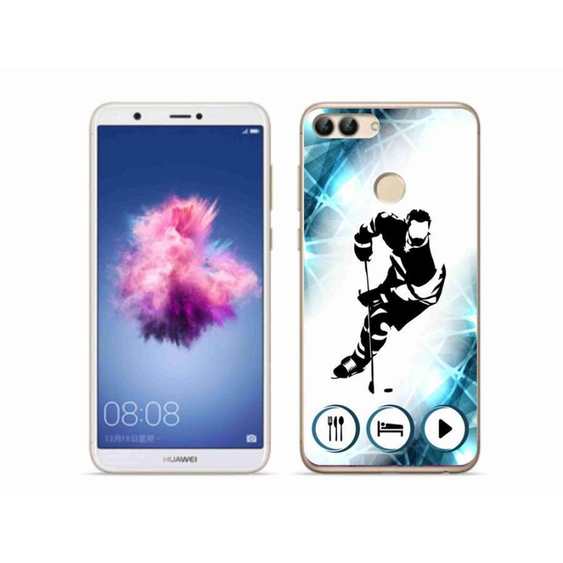Gelový kryt mmCase na mobil Huawei P Smart - hokej 1