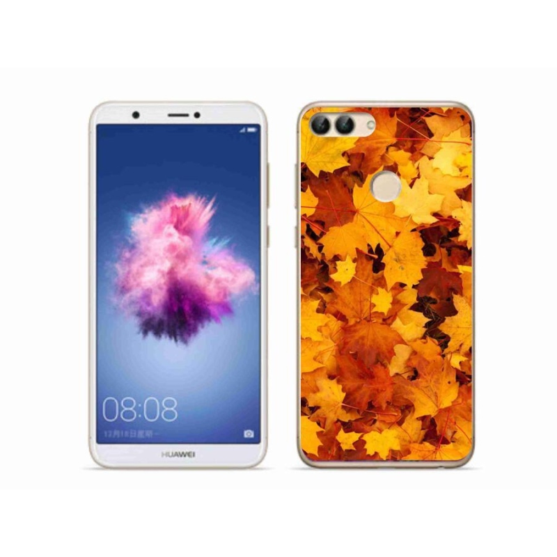Gelový kryt mmCase na mobil Huawei P Smart - javorové listy