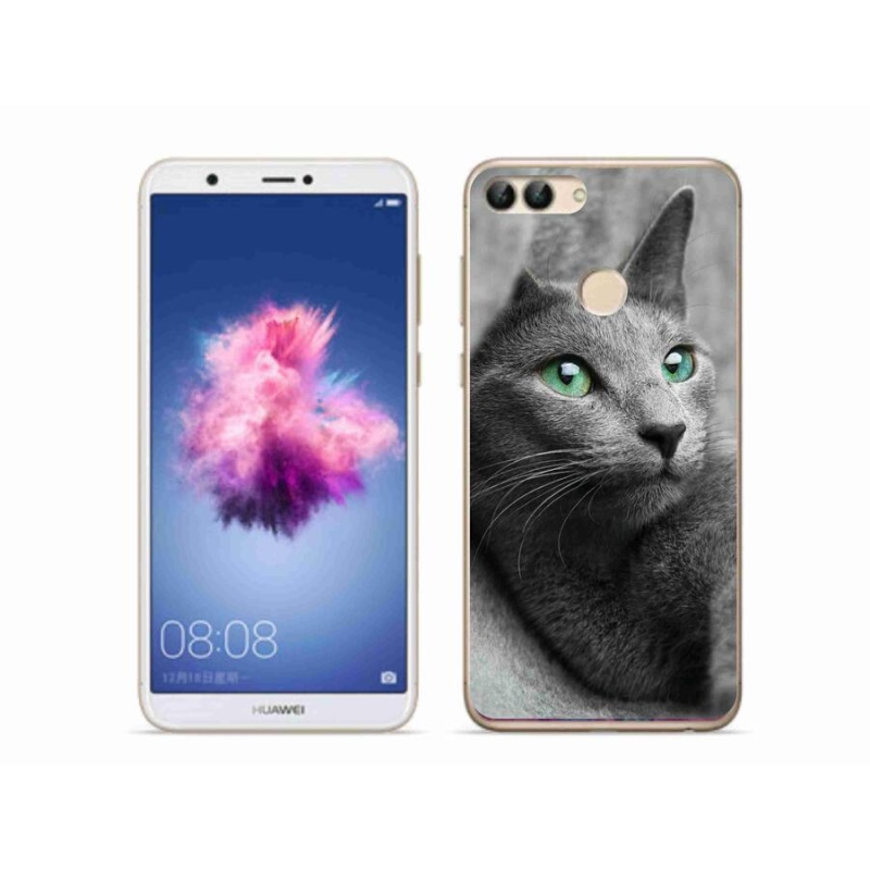 Gelový kryt mmCase na mobil Huawei P Smart - kočka 2