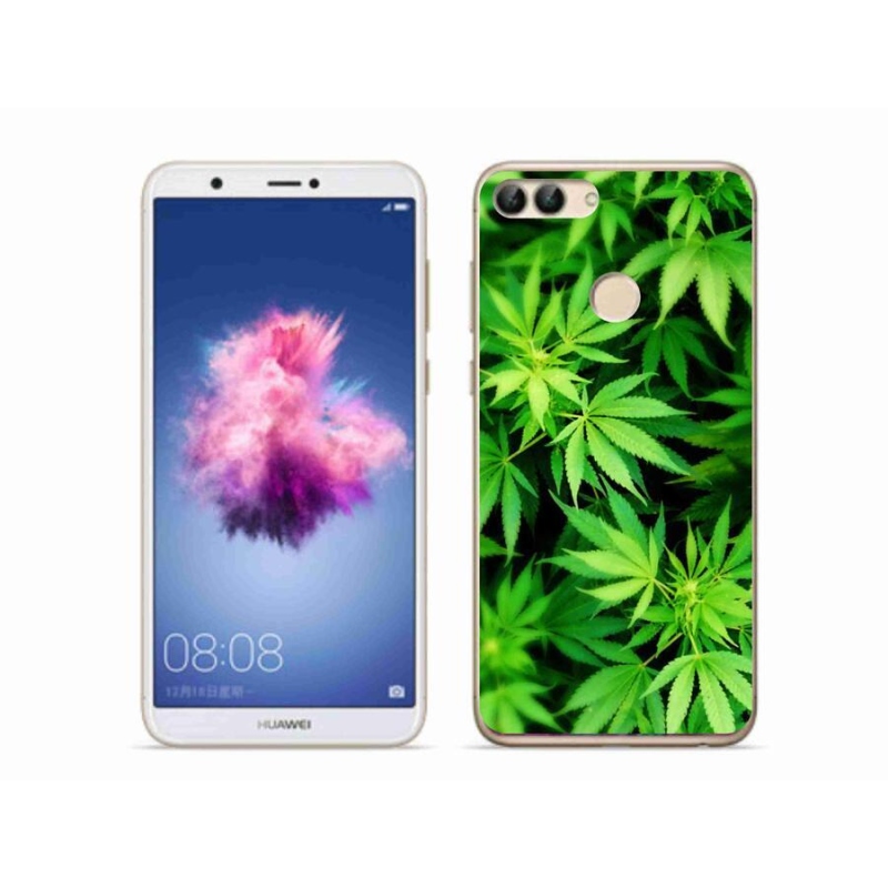 Gelový kryt mmCase na mobil Huawei P Smart - konopí 3