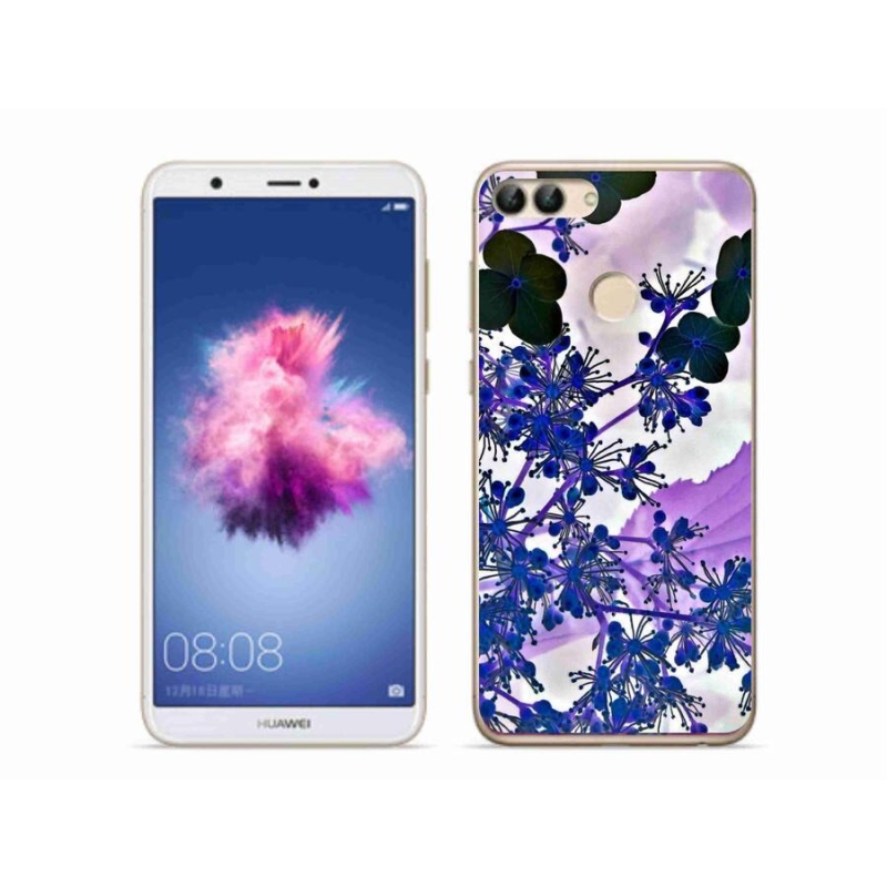 Gelový kryt mmCase na mobil Huawei P Smart - květ hortenzie
