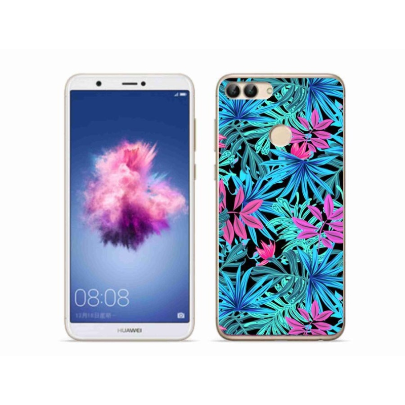 Gelový kryt mmCase na mobil Huawei P Smart - květiny 3