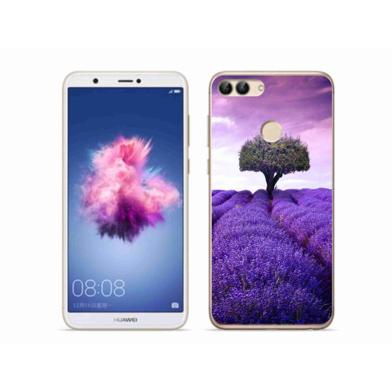 Gelový kryt mmCase na mobil Huawei P Smart - levandulová louka