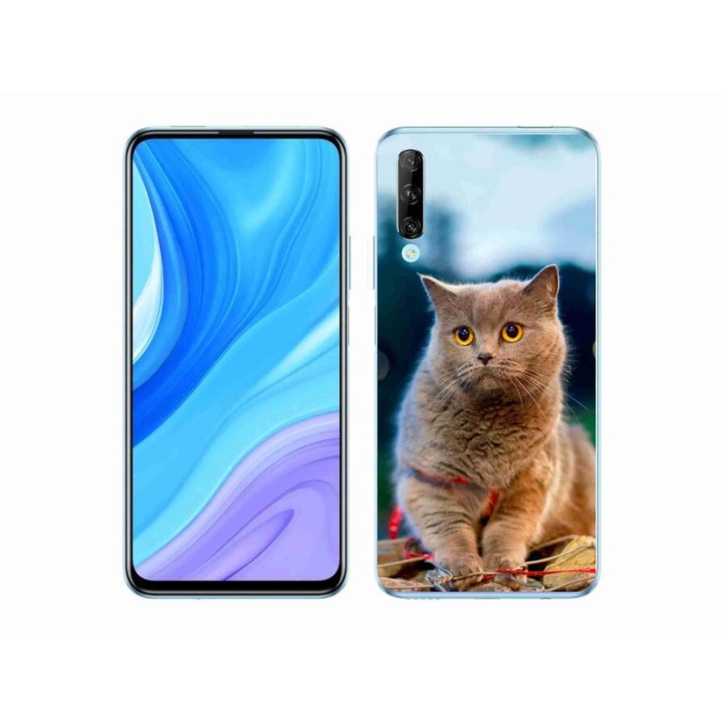 Gelový kryt mmCase na mobil Huawei P Smart Pro (2019) - britská modrá 2